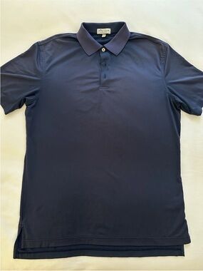 Peter Millar Navy Blue Performance Polo